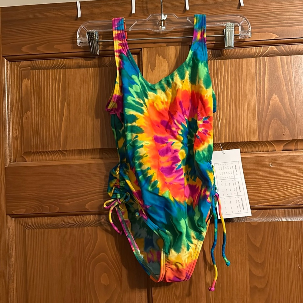 Tie dye swimsuit